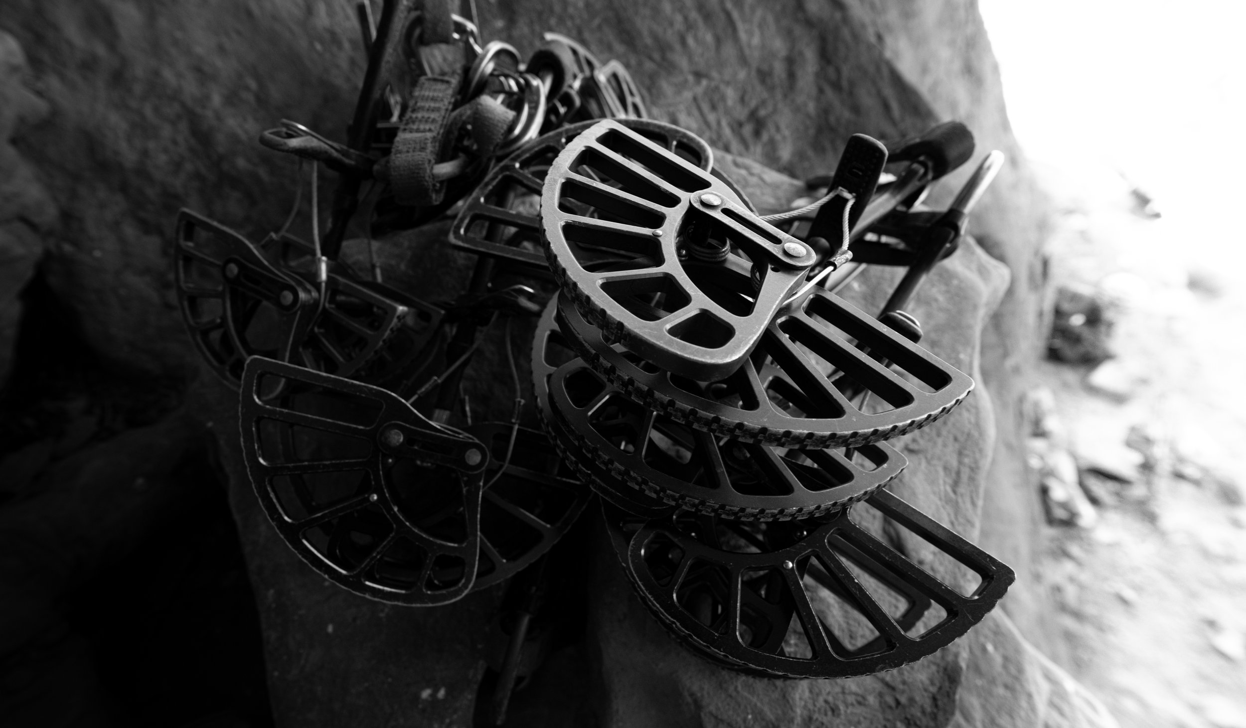 Rock climbing photography