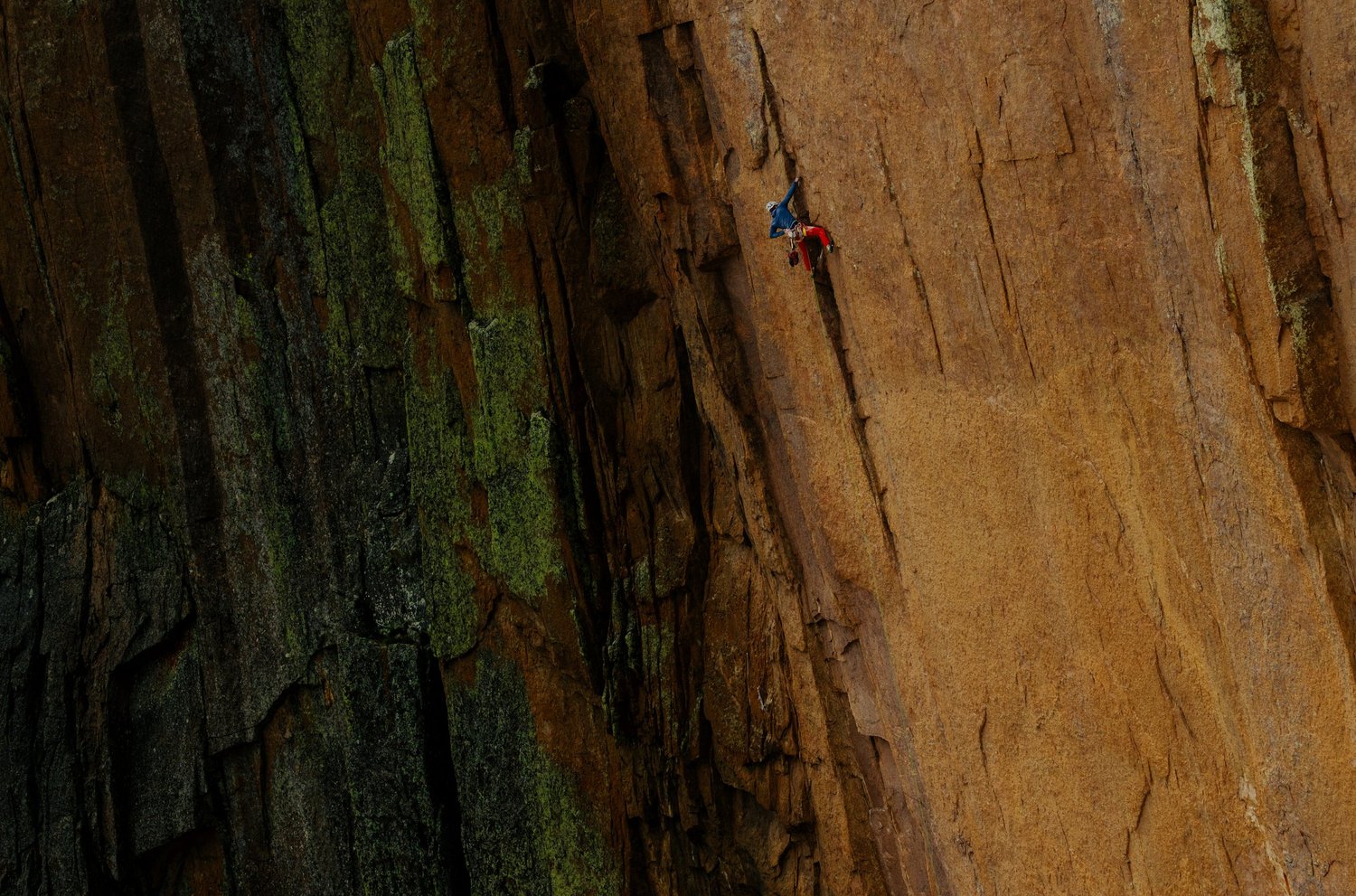 Rock climbing photography
