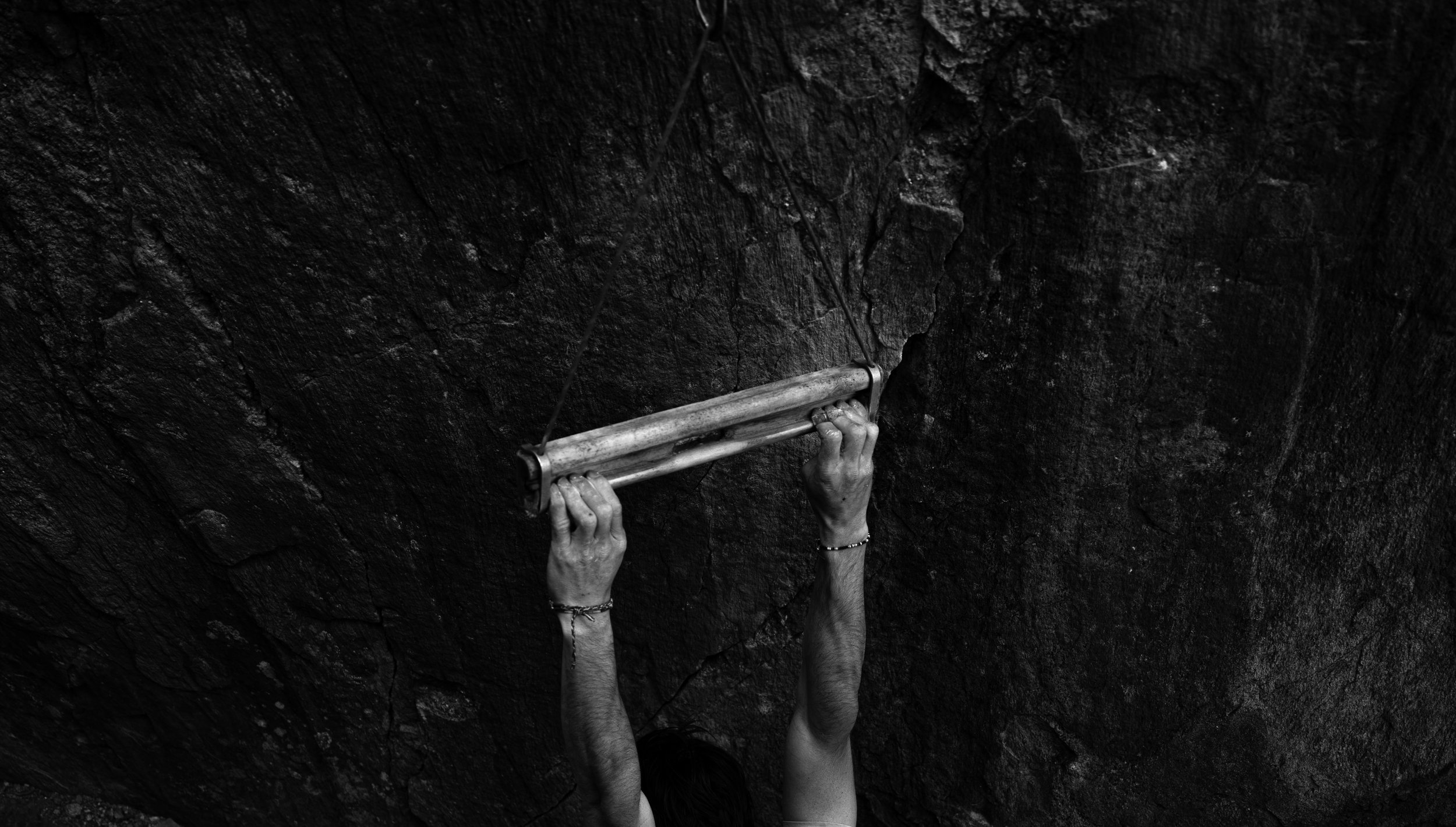 Rock climbing photography
