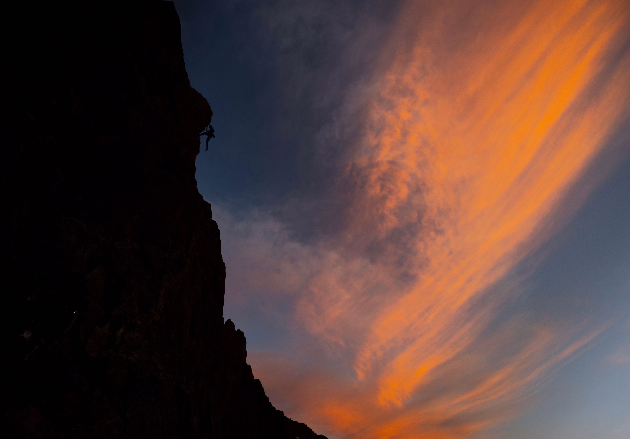 Rock climbing photography