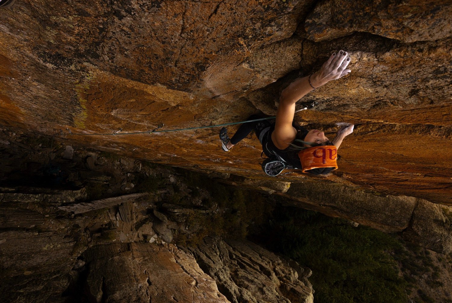 Rock climbing photography