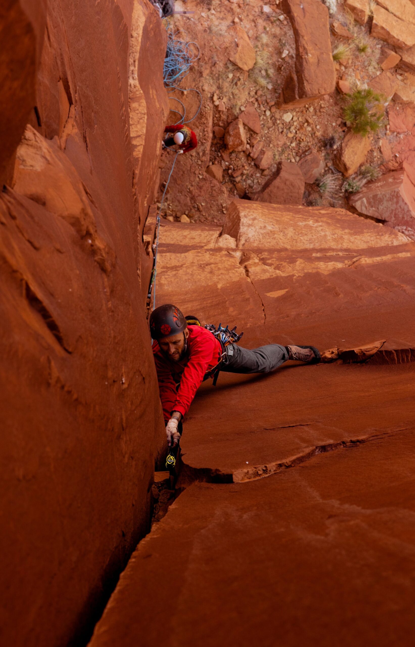 Rock climbing photography