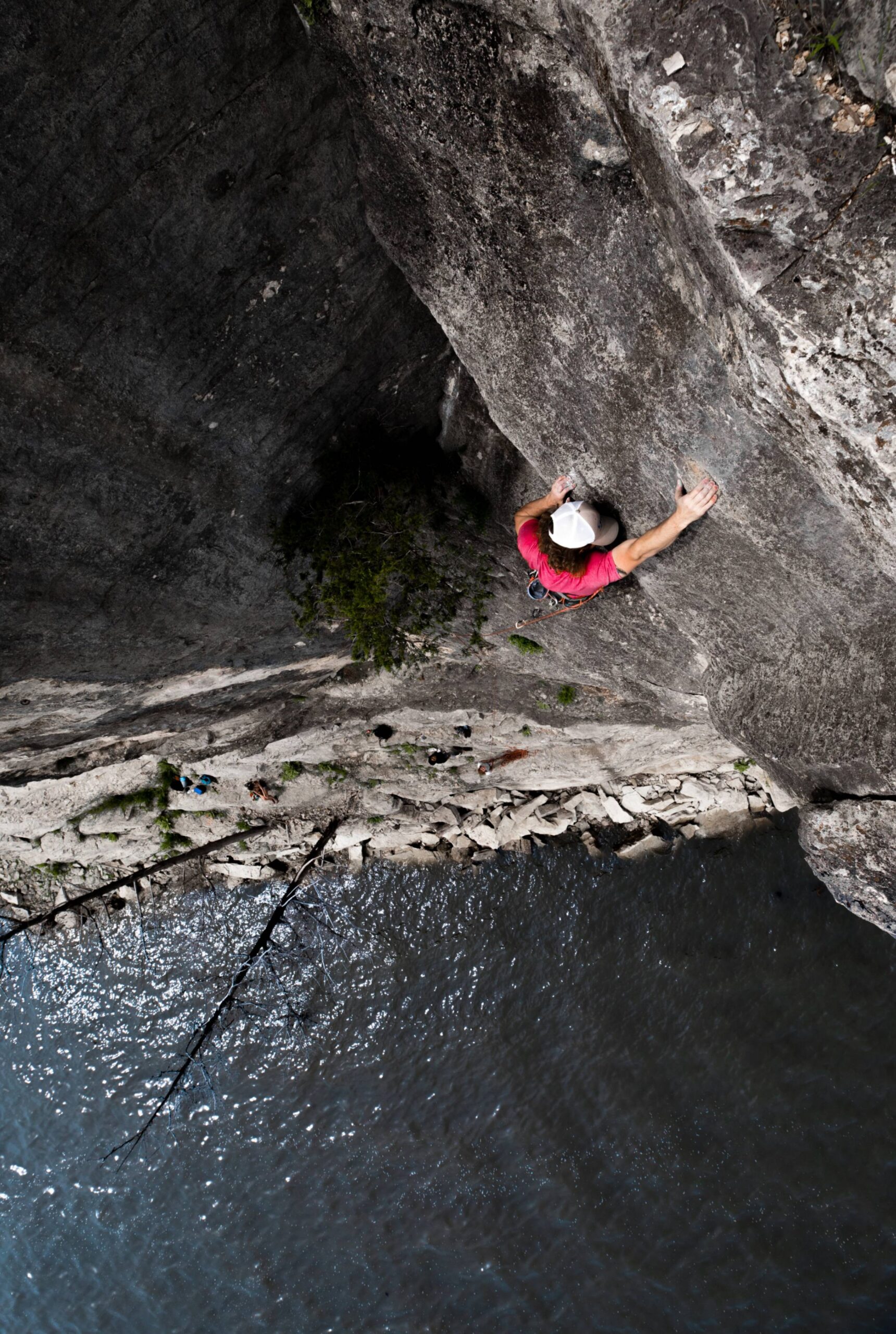 Rock climbing photography