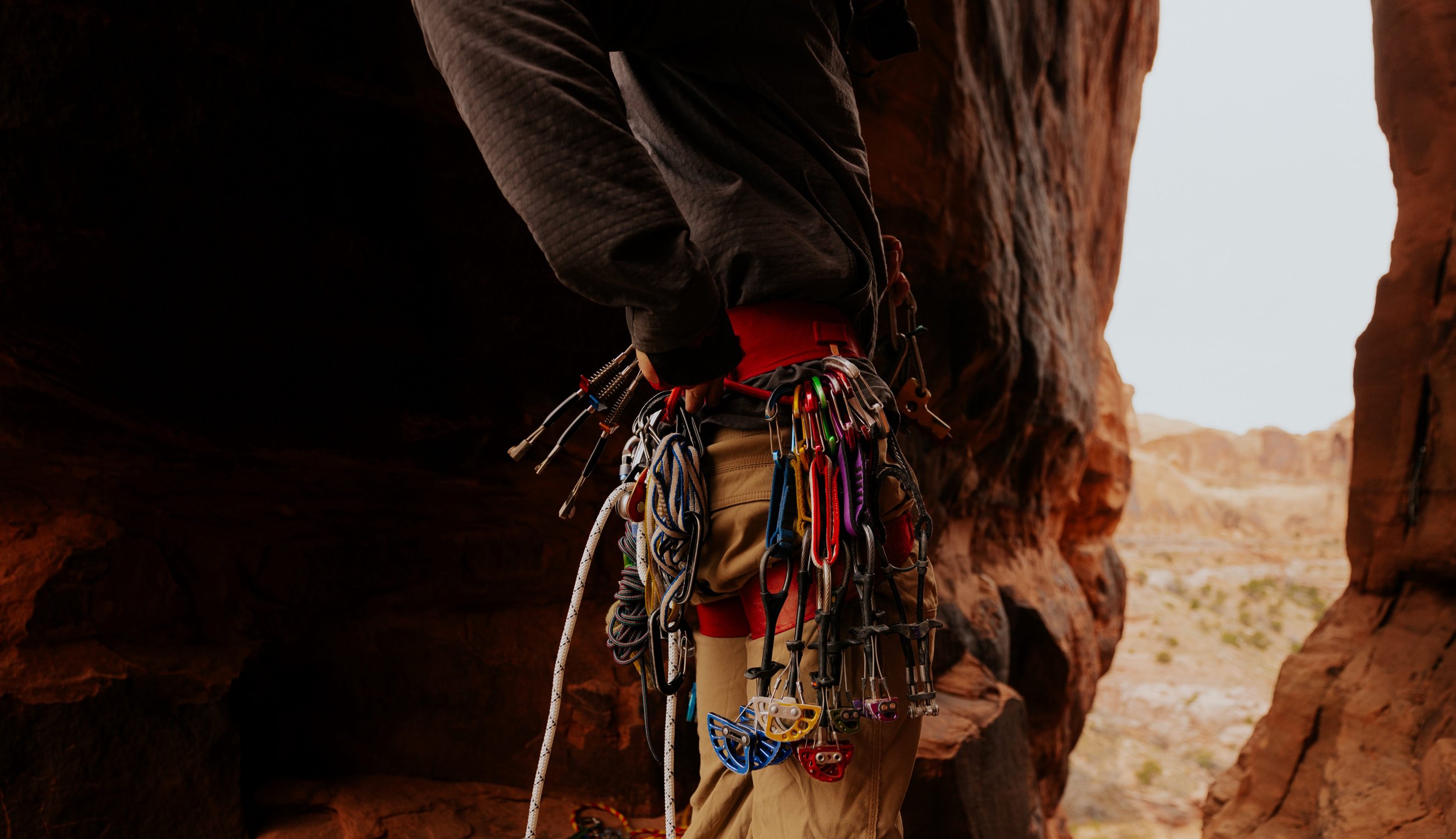 Rock climbing photography