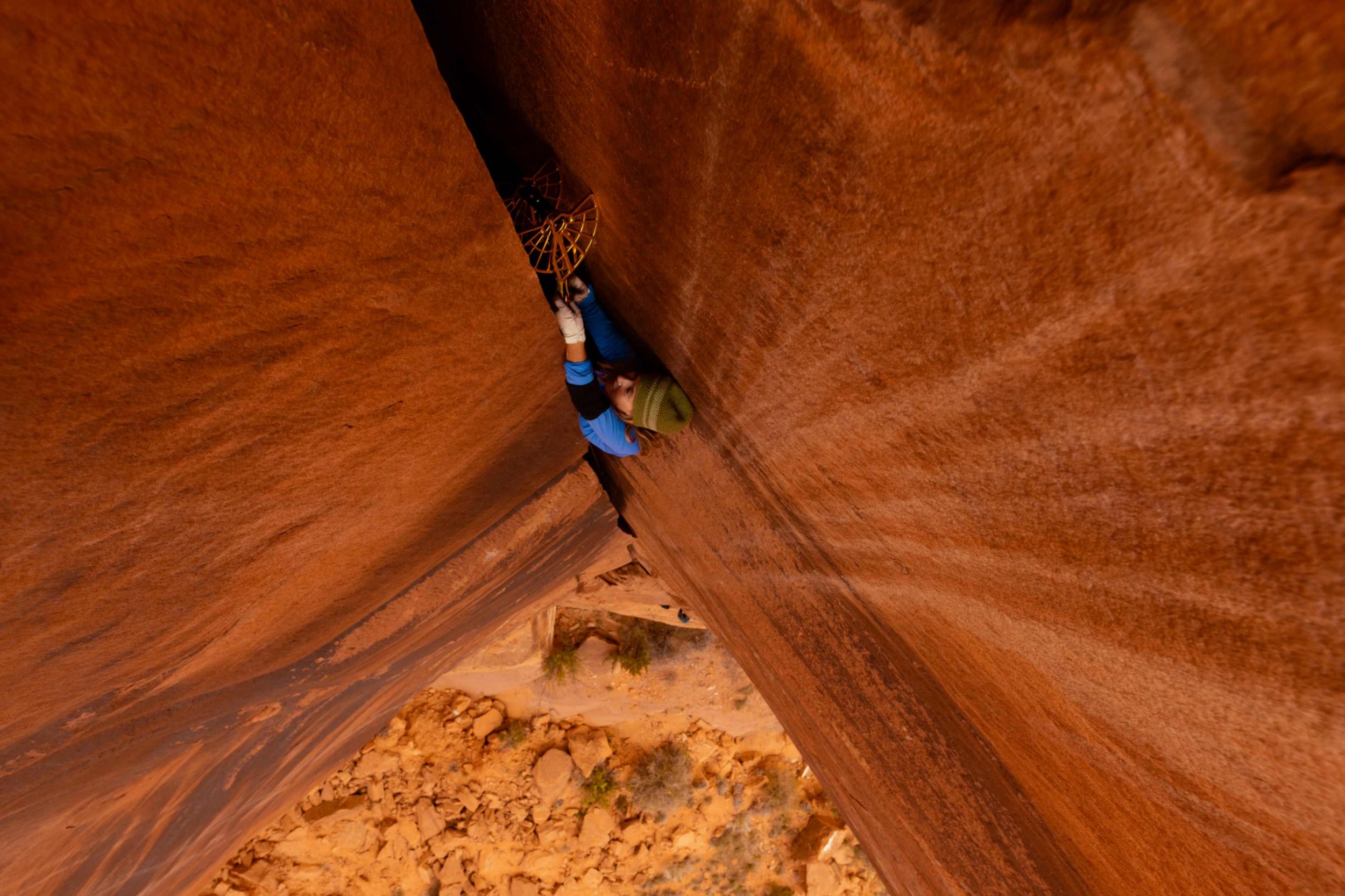 Rock climbing photography